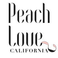 🍑 Peach Love California logo - Similar company to Fantastic Fawn 🌵