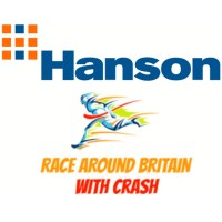 Hanson UK's Race Around Britain with CRASH logo - Similar company to Bhc Ltd