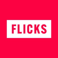 Flicks logo - Similar company to Veezi