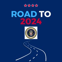 Road to 2024 Podcast logo - Similar company to University Of Chicago Democrats