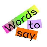 Words to say logo - Similar company to Ultimate Education