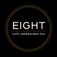 EIGHT cafe restaurant bar logo - Similar company to Eight Settlers Distillery & Restaurant