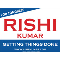 Rishi Kumar for Congress logo - Similar company to Perky 3D Prints