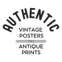 Authentic Vintage Posters logo - Similar company to Antikbar - Original Vintage Poster Gallery