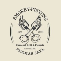 SMOKEY-PISTONS Charcoal Grill & Pizzeria logo - Similar company to Echt® Houtskool & Briketten