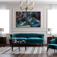 Horse polo art gallery logo - Similar company to Le Palette