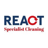 REACT Specialist Cleaning logo - Similar company to Vivus Group Commercial & Biohazard Cleaning