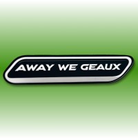 Away We Geaux F1 logo - Similar company to Southwest Florida Proton