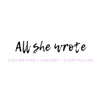 All She Wrote logo - Similar company to Bunny & Babe