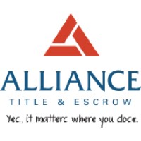 Alliance Title & Escrow logo - Similar company to Silk Title Co.