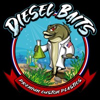 Diesel Baits Custom Soft Plastic Fishing Lures logo - Similar company to Hookup Baits