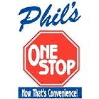 Phil's One Stop logo - Similar company to Classic Rock Face Block