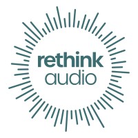 Rethink Audio logo - Similar company to Ukan (Uk Audio Network)