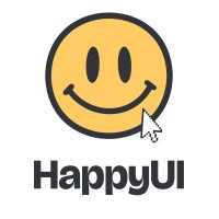 HappyUI logo - Similar company to One6Creative | Brand + Web Design & Strategy