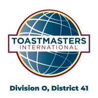Division O, District 41, Toastmasters International logo - Similar company to Division J - District 41 Toastmasters