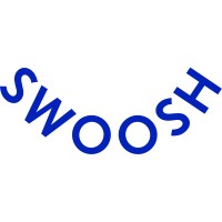 Swoosh logo - Similar company to Moply