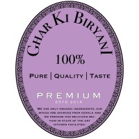 Ghar Ki Biryani logo - Similar company to Baba Biryani & Rolls