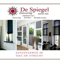De Spiegel zonwering logo - Similar company to Easy2Rent - It & Av Rental Solutions