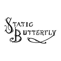 Static Butterfly logo - Similar company to Shrunkenheadman Club
