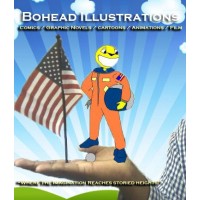 Bohead Illustrations logo - Similar company to Jon Rom Studio