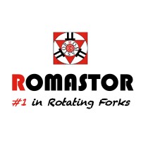 Romastor Rotating Forks logo - Similar company to Ib E. Mortensen A/S