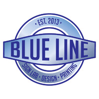 Blue Line Signs Tulsa logo - Similar company to Omnia Vinyl Ltd