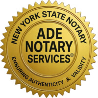 ADE Notary Services® logo - Similar company to Signingage Notary Services
