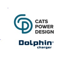 Cats Power Design & Dolphin Charger logo - Similar company to Cats Power Design