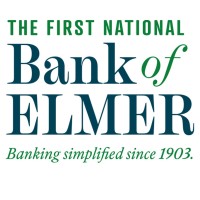 The First National Bank of Elmer logo - Similar company to First Harvest Credit Union