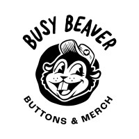 Busy Beaver Buttons & Merch logo - Similar company to Xeelas