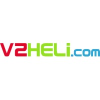 V2 Helicopters logo - Similar company to A Curious Tractor