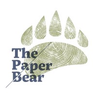 The Paper Bear logo - Similar company to Ginger Fox Studios