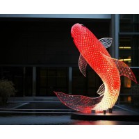 Lighting Sculpture fountain logo - Similar company to Fierce-Art