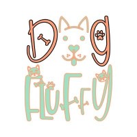 Dog Fluffy logo - Similar company to #Cybersocial