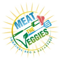 MEAT THE VEGGIES & The Original Pulled Oxtail Meat™️ logo - Similar company to Meat Head Charcoal