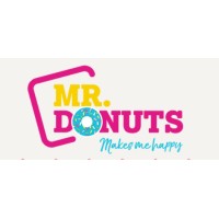 Mr Donuts logo - Similar company to Bombo Doughnuts