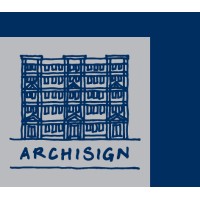 Archisign real estate promotion en architectural presentation logo - Similar company to Moss Visuals