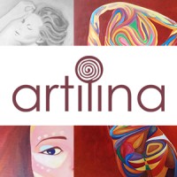 Artilina | Painting artist logo - Similar company to Hand Painted Studio