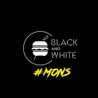 Black And White Burger Mons logo - Similar company to 24 Cles