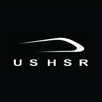 US High Speed Rail Association logo - Similar company to Brightline West Trains
