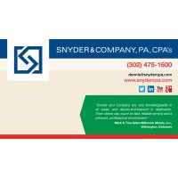 Snyder & Company, Pa, Cpa'S
