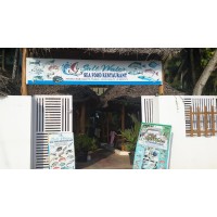 Salt Water Sea Food Restaurant logo - Similar company to Tca - The Containo Alphabet Company