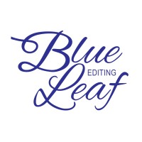 Blue Leaf Editing logo - Similar company to Editick