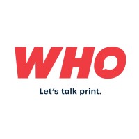 WHO Printing logo - Similar company to Label Print