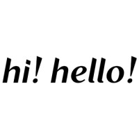 hi! hello! logo - Similar company to Jeffrey Richards Associates