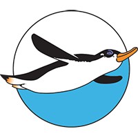 Soaring Penguin Press logo - Similar company to Funnel Crack Studio