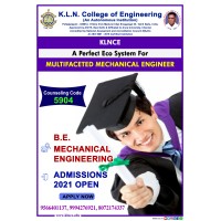 KLN College of Engineering, Department of Mechanical Engineering logo - Similar company to Kamaraj College Of Engineering And Technology