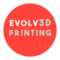 Evolv3D Printing logo - Similar company to Mbcprint