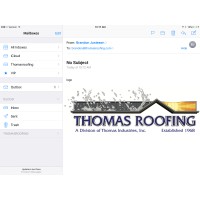 Thomas Roofing logo - Similar company to 1Hundredx Roofing