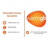 WarmGB logo - Similar company to Wright Renewables Powered By Ovo